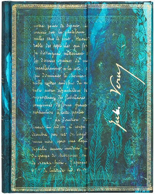 Taccuino Paperblanks, Collezione Preziosi Manoscritti, Verne, Ventimila Leghe, Mini, A pagine bianche - 10 x 14 cm - 6