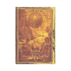 Taccuino Paperblanks, Collezione Preziosi Manoscritti, Verne, Intorno al Mondo, Mini, A pagine bianche - 10 x 14 cm - 3