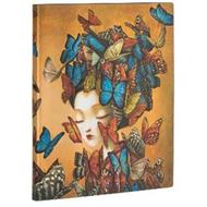 Taccuino Paperblanks copertina morbida Ultra a pagine bianche Madame Butterfly - 18 x 23 cm