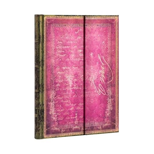 Taccuino Paperblanks copertina rigida Ultra a righe Emily Dickinson, Morii per la Bellezza - 18 x 23 cm - 3
