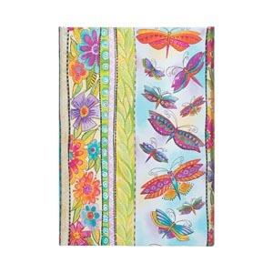 Taccuino Paperblanks, Creazioni Giocose, Farfalle e Colibrì, Midi, A pagine bianche - 13 x 18 cm - 3