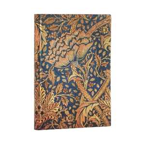 Cartoleria Taccuino Flexi Paperblanks, William Morris, Morris Danza del Vento, Midi, A righe - 13 x 18 cm Paperblanks