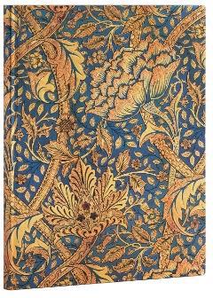 Taccuino Flexi Paperblanks, William Morris, Morris Danza del Vento, Ultra, A pagine bianche - 18 x 23 cm