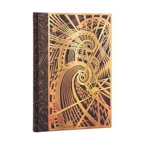 Taccuino Paperblanks, New York Déco, Spirale del Chanin Building, Midi, A pagine bianche - 13 x 18 cm - 2