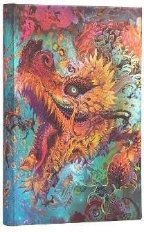 Taccuino Paperblanks, Collezione Android Jones, Drago Infuocato, Mini, A righe - 9,5 x 14 cm