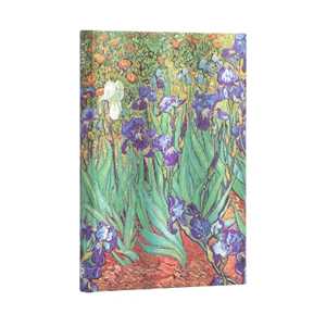 Cartoleria Taccuino Paperblanks, Iris di Van Gogh. Midi, A righe - 13 x 18 cm Paperblanks