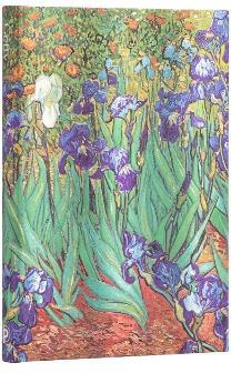 Taccuino Paperblanks, Iris di Van Gogh. Midi, A righe - 13 x 18 cm