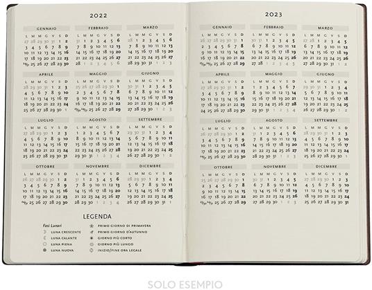 Agenda Paperblanks 2022-2023 Fiammetta, 18 mesi, settimanale, Fiammetta, Mini, orizzontale - 9,50 × 14 cm - 6