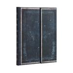 Paperblanks Taccuino copertina rigida, Ultra, Righe, Collezione Antica Pelle, Macchia d'Inchiostro - 18 x 23 cm
