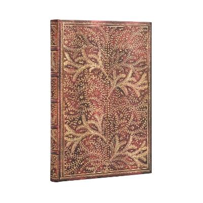 Paperblanks Taccuino copertina rigida, Midi, Righe, Albero della Vita, Bosco Selvatico - 13 x 18 cm