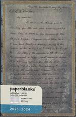 Agenda Paperblanks 2023-2024, 13 mesi Flexis, Maxi, giornaliera Frederick Douglass, Lettera Diritti Civili - 13,5 x 21 cm