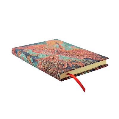 Diario taccuino a copertina rigida Paperblanks, Righe, Uccello di Fuoco, Midi, Uccelli della Felicità, 12 x 18 cm