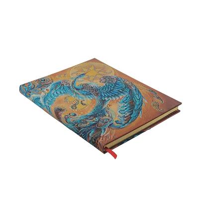 Diario taccuino a copertina rigida Paperblanks, Righe, Uccello del Cielo, Ultra, Uccelli della Felicità, 17,5 x 23 cm