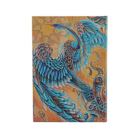 Diario taccuino a copertina rigida Paperblanks, Righe, Uccello del Cielo, Midi, Uccelli della Felicità, 12 x 18 cm - 2