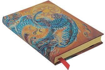 Diario taccuino a copertina rigida Paperblanks, Righe, Uccello del Cielo, Mini, Uccelli della Felicità, 9 x 14 cm