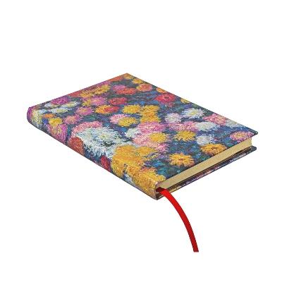 Diario taccuino a copertina rigida Paperblanks, Righe, Midi, I Crisantemi di Monet, 12 x 18 cm