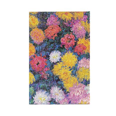 Diario taccuino a copertina rigida Paperblanks, Righe, Mini, I Crisantemi di Monet, 9 x 14 cm - 2