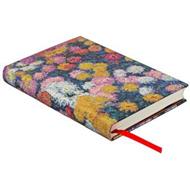 Diario taccuino a copertina rigida Paperblanks, Bianco, Mini, I Crisantemi di Monet, 9 x 14 cm