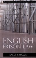 English Prison Law - Sally Ramage - cover