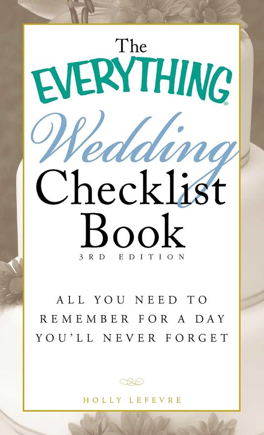 The Everything Wedding Checklist Book