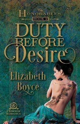 Duty Before Desire - Elizabeth Boyce - cover