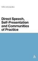Direct Speech, Self-presentation and Communities of Practice - Sofia Lampropoulou - cover