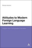 Attitudes to Modern Foreign Language Learning: Insights from Comparative Education