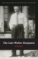The Late Walter Benjamin - John Schad - cover