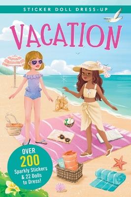 Vacation Sticker Doll Dress-Up Book - cover