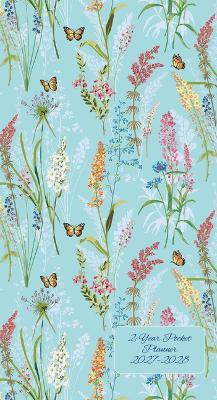 2027-28 Blooms & Butterflies 2-Year Pocket Planner (24-Month Calendar) - cover