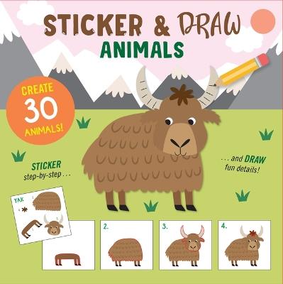 Draw-By-Sticker - Animals - cover