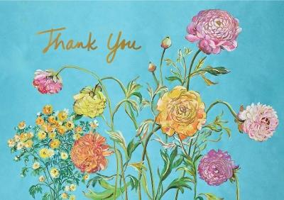 Garden Blooms Thank You Notes (14 Cards, 15 Self-Sealing Envelopes) - cover