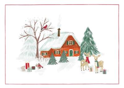 Home for the Holidays Deluxe Boxed Holiday Cards (20 Cards, 21 Self-Sealing Envelopes) - cover