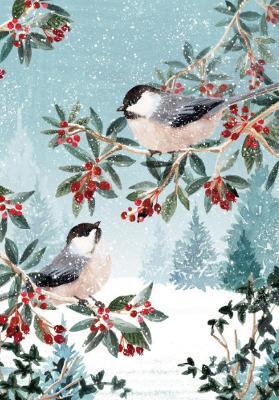 Chickadees in the Snow Small Boxed Holiday Cards (20 Cards, 21 Self-Sealing Envelopes) - cover