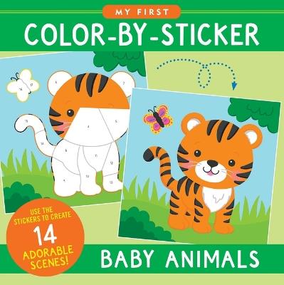 My First Color-By-Sticker Book - Baby Animals (14 Scenes) - cover
