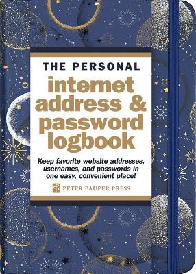 Cosmos Internet Address & Password Logbook (Removable Cover Band for Security) - cover