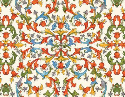 Florentine Arabesque Premium Note Cards (4 Designs, 20 Note Cards, 21 Lined Self-Sealing Envelopes, 20 Gold Envelope Seals) - cover
