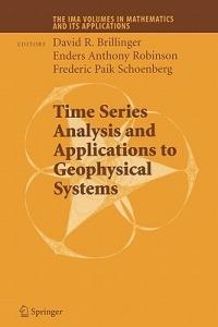 Time Series Analysis and Applications to Geophysical Systems - cover