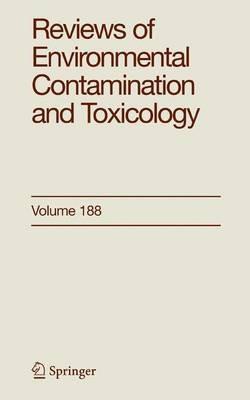 Reviews of Environmental Contamination and Toxicology 188 - cover