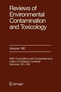Reviews of Environmental Contamination and Toxicology 190 - cover