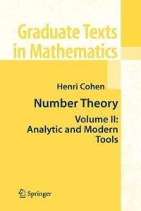 Number Theory: Volume II: Analytic and  Modern Tools - Henri Cohen - cover
