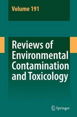 Reviews of Environmental Contamination and Toxicology 191 - cover