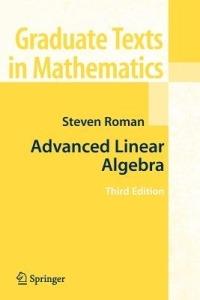 Advanced Linear Algebra - Steven Roman - cover