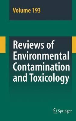 Reviews of Environmental Contamination and Toxicology 193 - cover