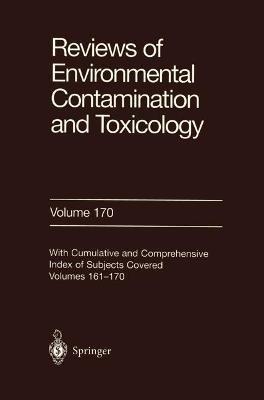 Reviews of Environmental Contamination and Toxicology 170 - cover