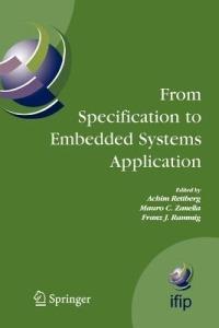 From Specification to Embedded Systems Application - cover