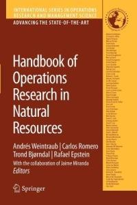 Handbook of Operations Research in Natural Resources - cover
