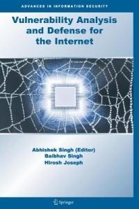 Vulnerability Analysis and Defense for the Internet - cover