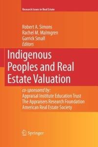 Indigenous Peoples and Real Estate Valuation - cover