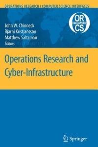 Operations Research and Cyber-Infrastructure - cover